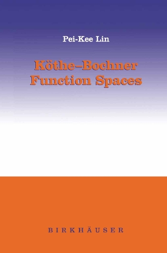 Koethe-Bochner Function Spaces (Paperback)