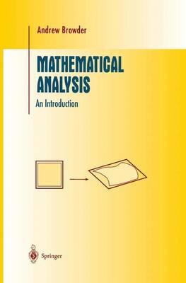 Mathematical Analysis: An Introduction - Undergraduate Texts in Mathematics (Paperback)