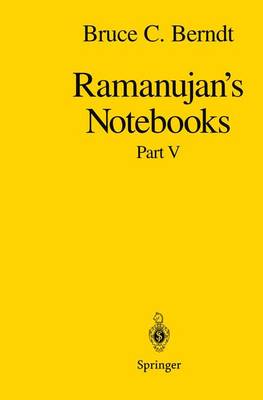 Ramanujan's Notebooks: Part V (Paperback)
