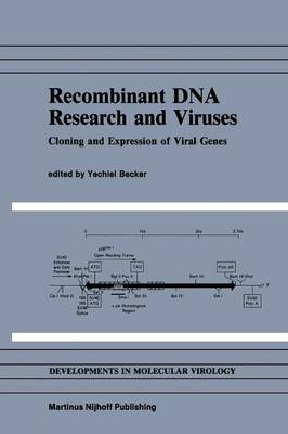 Recombinant DNA Research and Viruses: Cloning and Expression of Viral Genes - Developments in Molecular Virology 5 (Paperback)
