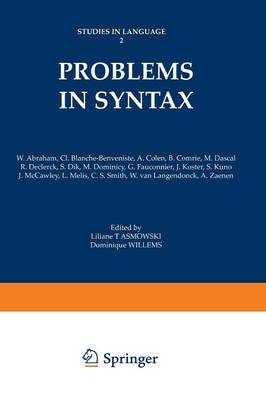 Problems in Syntax - Studies in Language (Paperback)