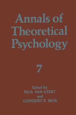 Annals of Theoretical Psychology - Annals of Theoretical Psychology 7 (Paperback)