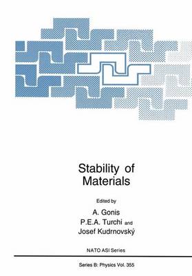 Stability of Materials - NATO Science Series B 355 (Paperback)