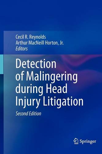 Detection of Malingering during Head Injury Litigation (Hardback)