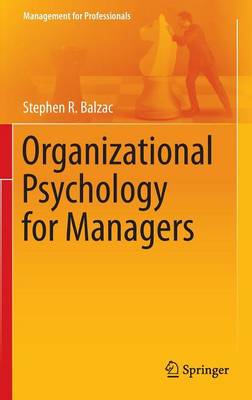 Organizational Psychology for Managers - Management for Professionals (Hardback)