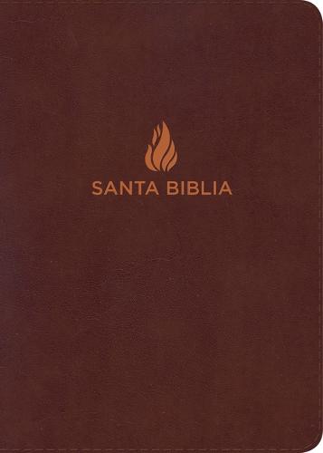 RVR 1960 Biblia Compacta Letra Grande marron, piel fabricada (Leather / fine binding)