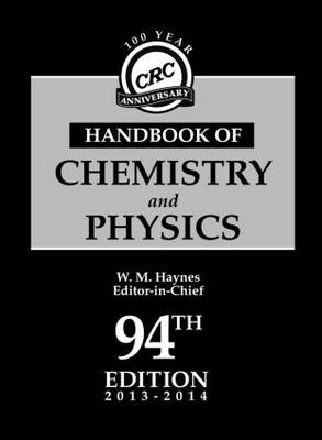 CRC Handbook of Chemistry and Physics: A Ready-Reference Book of Chemical and Physical Data