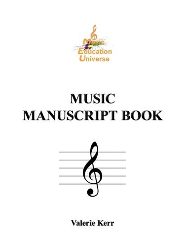 Music Manuscript Book (Paperback)
