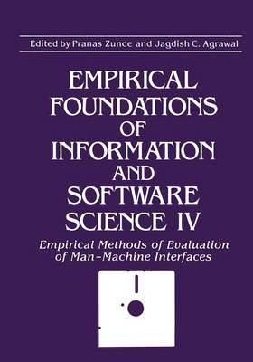 Empirical Foundations of Information and Software Science IV (Paperback)