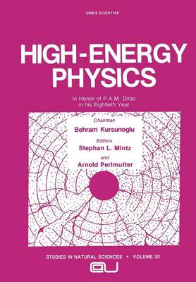 High-Energy Physics: In Honor of P.A.M. Dirac in his Eightieth Year - Studies in the Natural Sciences 20 (Paperback)