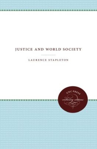 Justice and World Society (Paperback)