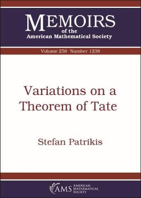 Variations on a Theorem of Tate - Memoirs of the American Mathematical Society (Paperback)