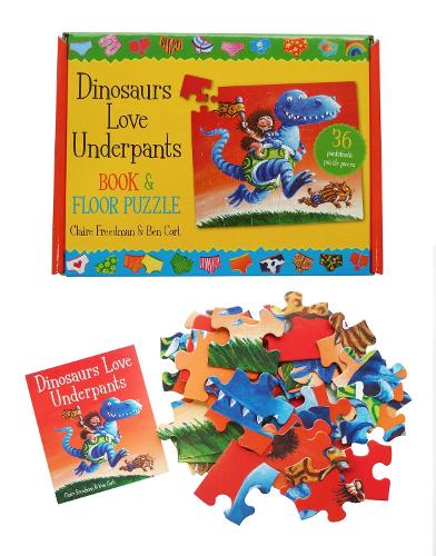 Dinosaurs Love Underpants Book and Jigsaw by Claire Freedman, Ben Cort