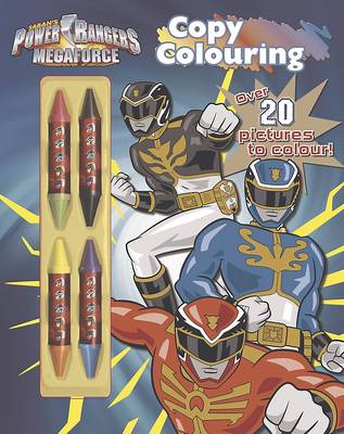 Power Rangers Copy Colouring: Over 20 pictures to colour! (Paperback)