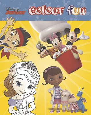 Disney Junior Colour Fun: Get colouring and have fun! (Paperback)