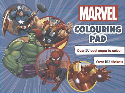 Marvel Colouring Pad (Paperback)