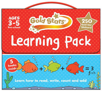 Gold Stars Learning Pack Ages 3-5 Pre-school: Learn How to Read, Write, Count and Add
