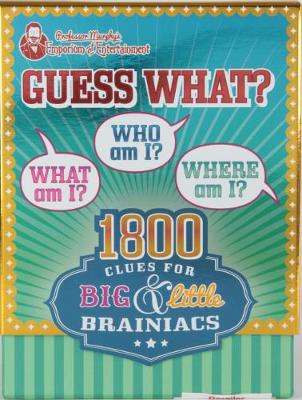 Professor Murphy's Game Cards: Guess What?: 1800 Clues for Big & Little Brainiacs