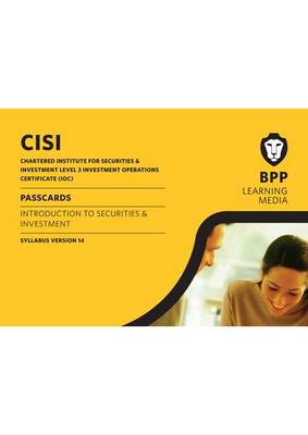 IOC Introduction to Securities and Investment Syllabus Version 14: Syllabus version 14: Passcards (Spiral bound)
