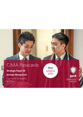 CIMA E3 Strategic Management: Strategic paper E3: Passcards (Spiral bound)