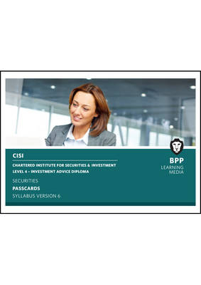 CISI IAD Level 4 Securities Syllabus Version 6: Syllabus version 6: Passcards (Spiral bound)