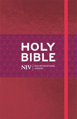 NIV Ruby Thinline Bible: Pink Shimmer Imitation Leather (Paperback)