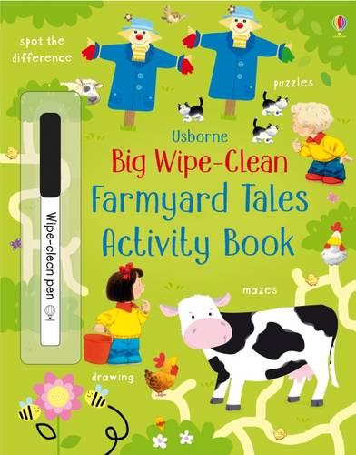 Big Wipe Clean Farmyard Tales Activities Book - Wipe-clean Books (Paperback)