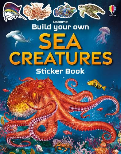 Build Your Own Sea Creatures - Build Your Own Sticker Book (Paperback)