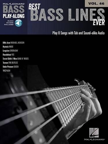 Bass Play-Along Volume 46: Best Bass Lines Ever (Book/Online Audio) (Paperback)