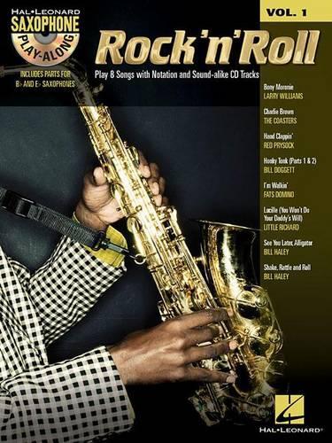 Saxophone Play-Along Volume 1: Rock 'N' Roll (Book/Online Audio) (Paperback)