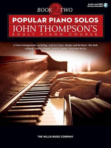Popular Piano Solos: John Thompson's Adult Piano Course - Book 2 (Book/Online Audio) (Paperback)