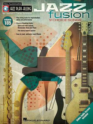 Jazz Play-Along Volume 185: Jazz Fusion (Book/Online Audio) (Paperback)
