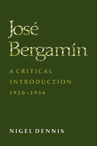 Jos Bergam n: A Critical Introduction, 1920-1936 (Paperback)