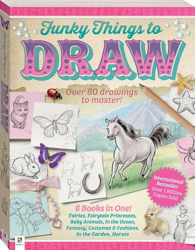 Funky Things to Draw: Flexi-bound (Paperback)