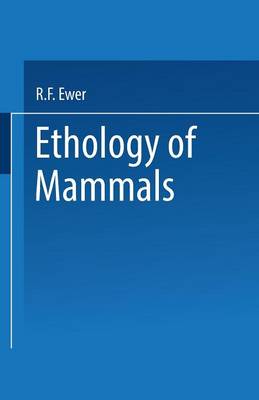 Ethology of Mammals (Paperback)