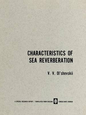 Characteristics of Sea Reverberation (Paperback)