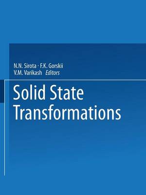 Solid State Transformations (Paperback)