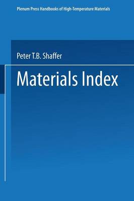 Materials Index (Paperback)