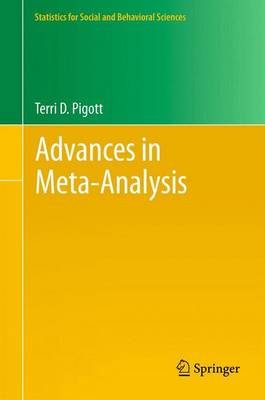 Advances in Meta-Analysis - Statistics for Social and Behavioral Sciences (Paperback)