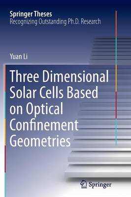 Three Dimensional Solar Cells Based on Optical Confinement Geometries - Springer Theses (Paperback)