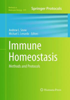 Immune Homeostasis: Methods and Protocols - Methods in Molecular Biology 979 (Paperback)