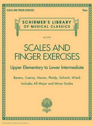 Scales And Finger Exercises Upper Elementary To Lower Intermediate Piano (Paperback)