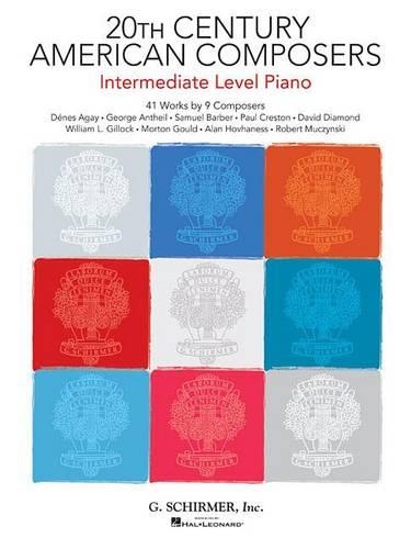 20th Century American Composers Intermediate Level Piano (Paperback)