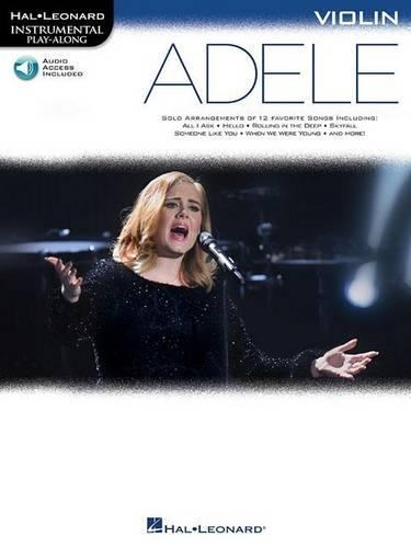 Hal Leonard Instrumental Play-Along: Adele - Violin (Book/Online Audio) (Paperback)
