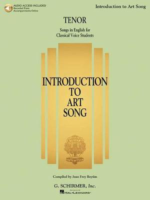 Introduction To Art Song For Tenor (Book/Online Audio) (Paperback)