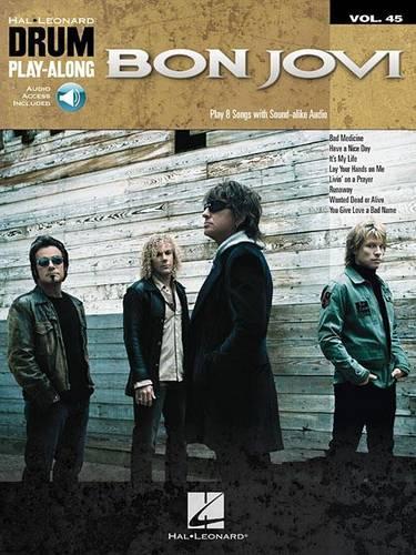 Bon Jovi - Hal Leonard Drum Play-Along 45 (Paperback)