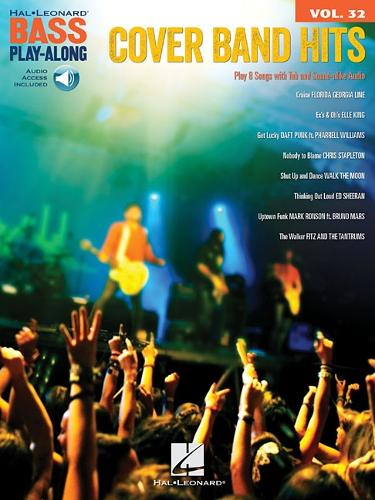 Cover Band Hits: Bass Play-Along Volume 32 (Paperback)