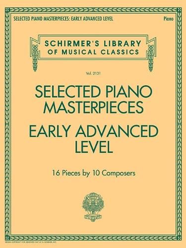 Selected Piano Masterpieces - Early Advanced Level (Piano Book) (Paperback)