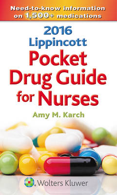 2016 Lippincott Pocket Drug Guide for Nurses (Paperback)