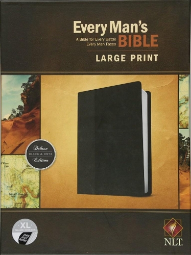 NLT Every Man's Bible, Large Print, Brown/Tan, Indexed (Leather / fine binding)